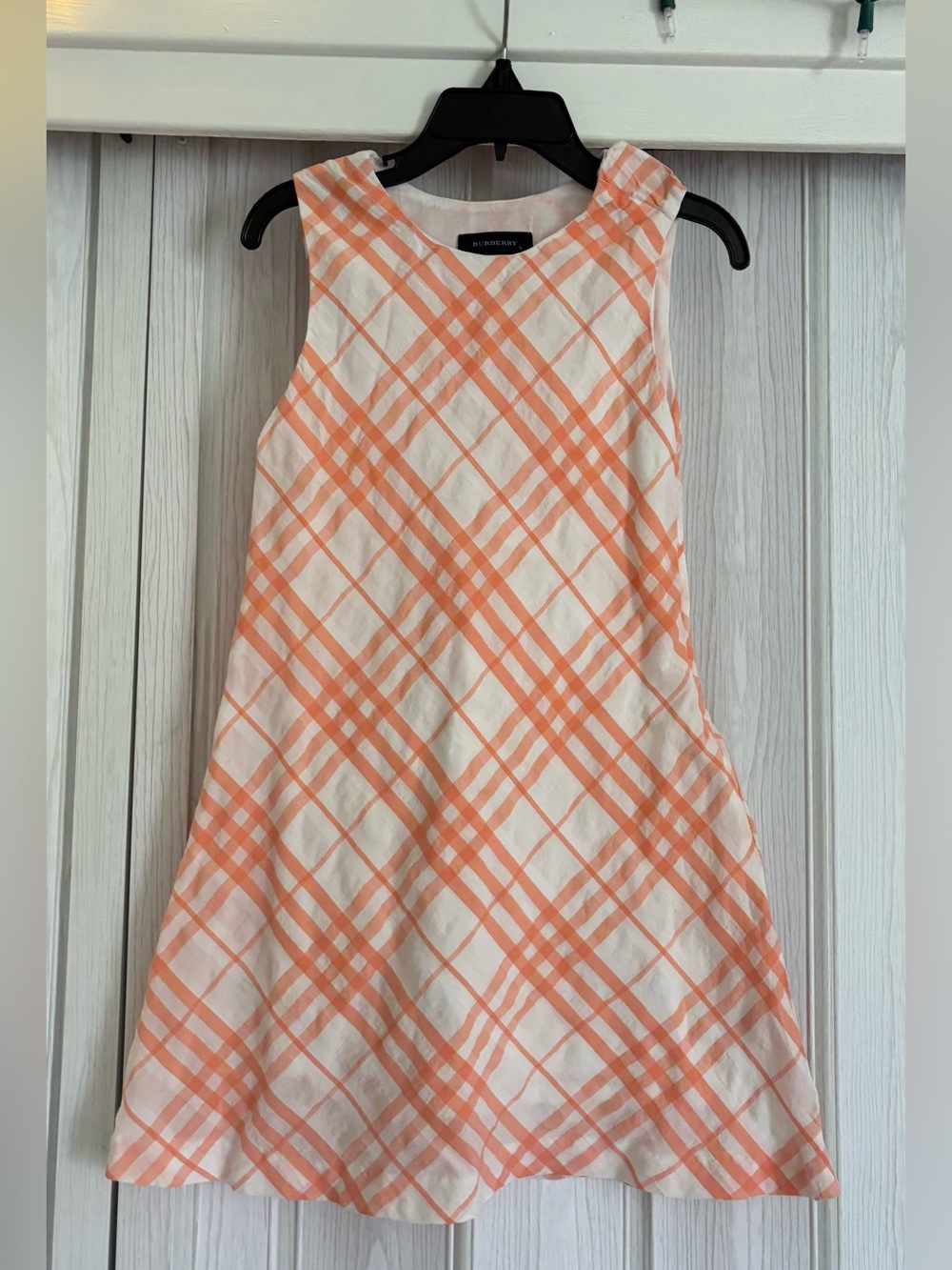 Burberry Dress Girls Size 5 Pink and White